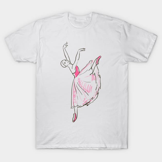 ballerina T-Shirt by Olga Berlet